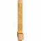 Ekena Millwork Eugene Rough Sawn Timber Gable Bracket, Western Red Cedar, 48"W x 32"H x 4"D x 4"F, 16/12 Pitch GBW048X32X0404EUG00RWR - alternate 5